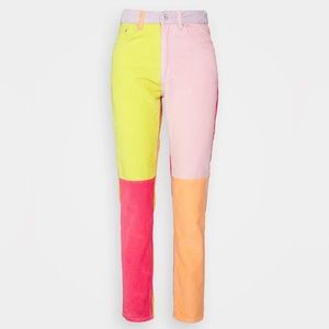 Ragged Priest Colorblock Corduroy Pants